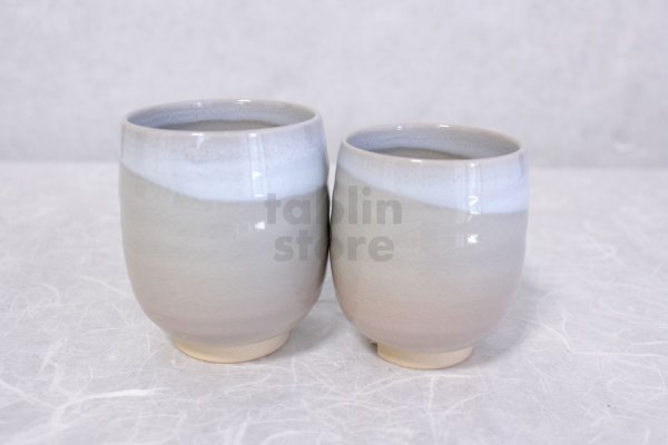 Photo2: Hagi yaki ware Japanese tea cups pottery Himetuchi Maru