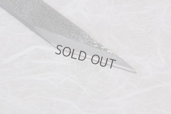 Photo6: Ibuki Kiridashi knife Japanese kogatana Woodworking Tsukamaki white 2 steel