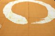 Photo5: Kyoto Noren SB Japanese batik door curtain En Enso Circle mustard 85cm x 150cm