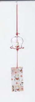 Photo3: Seto porcelain Japanese lucky cat maneki neko  Furin chime Wind Bells