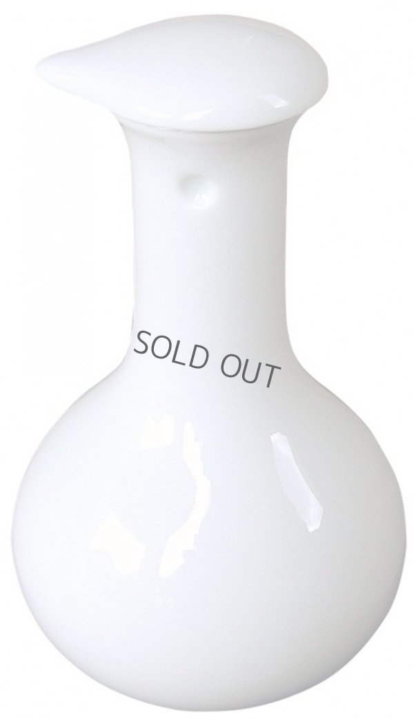 Photo1: Arita imari sd Porcelain Japanese soy sauce bottle  white hakuji kakushu 120ml