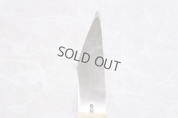 Photo7: Kiridashi Grafting knife Japanese Woodworking Okeya Yasuki blue 2 steel fujimaki