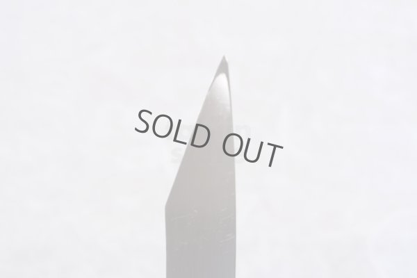 Photo6: Kiridashi Grafting knife Japanese Woodworking Okeya Yasuki blue 2 steel Hammered