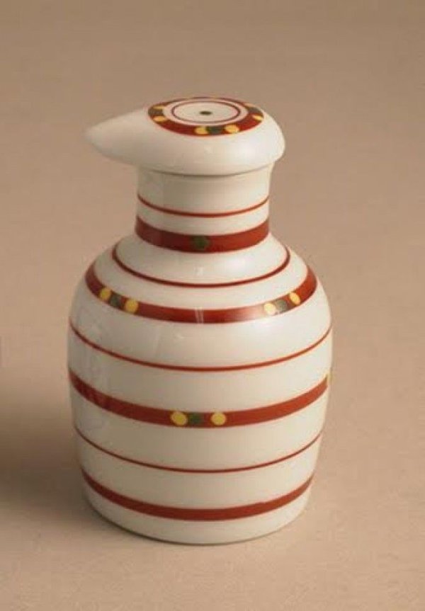 Photo1: Arita imari sd Porcelain Japanese soy sauce bottle tamatuduri  100ml