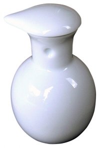 Arita imari sd Porcelain Japanese soy sauce bottle  white hakuji 70ml