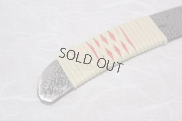 Photo9: Kiridashi Grafting knife Japanese Woodworking Okeya Yasuki blue 2 steel fujimaki