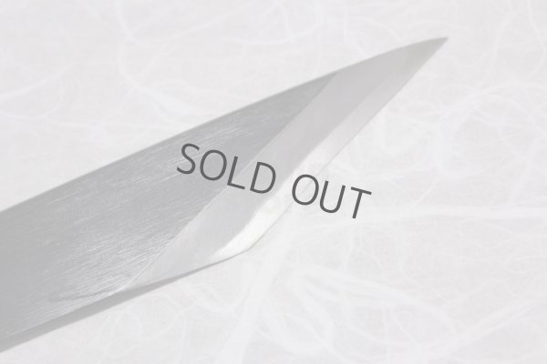 Photo6: Kiridashi kogatana Kurouchi Takao Shibano Japanese Knife yasuki blue-2 57mm