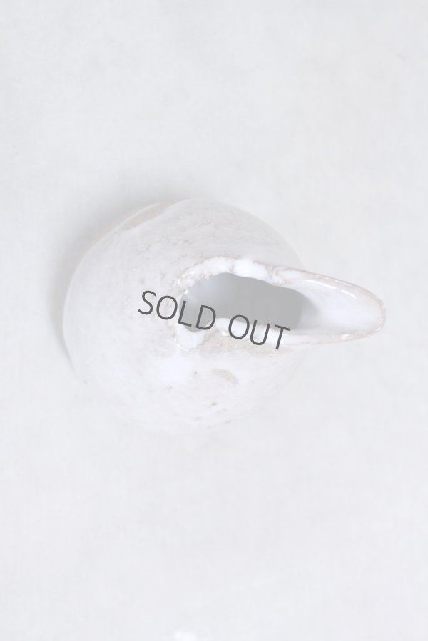 Photo4: Bizen ware pottery Sake bottle tokkuri white glaze kiri Tomoyuki Oiwa 300ml