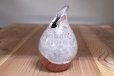 Photo1: Bizen ware pottery Sake bottle tokkuri white glaze kiri Tomoyuki Oiwa 300ml (1)