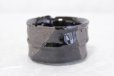 Photo3: Bizen ware pottery Sake guinomi tumbler Bar Mug black glaze wa Tomoyuki Oiwa 60ml