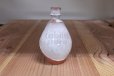 Photo3: Bizen ware pottery Sake bottle tokkuri white glaze Tomoyuki Oiwa 350ml