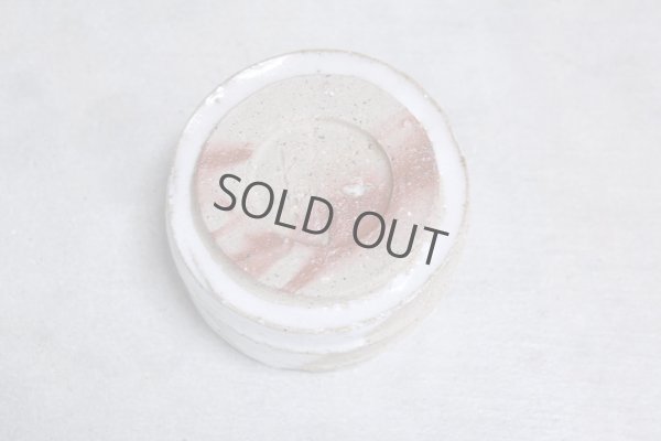 Photo5: Bizen ware pottery Sake guinomi tumbler Bar Mug white wa Tomoyuki Oiwa 60ml