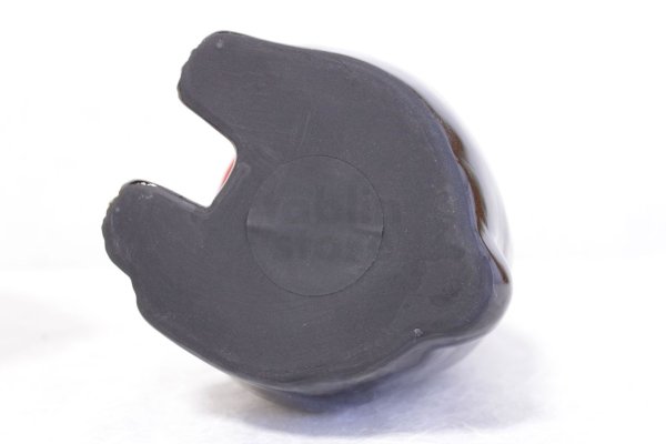 Photo10: Japanese Lucky Cat Tokoname ware YT Porcelain Maneki Neko slim black H25cm