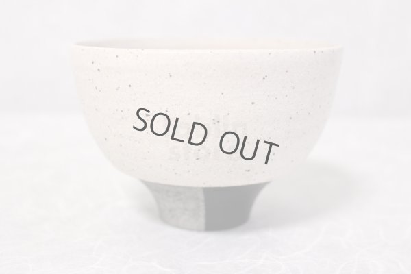 Photo1: Kiyomizu porcelain Japanese matcha tea bowl chawan Daisuke kobiki iroe black