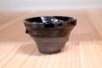 Photo3: Bizen ware pottery Sake guinomi tumbler Bar Mug black glaze kyo Tomoyuki Oiwa 60ml