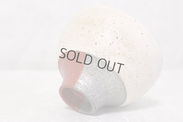 Photo5: Kiyomizu porcelain Japanese matcha tea bowl chawan Daisuke kobiki iroe red