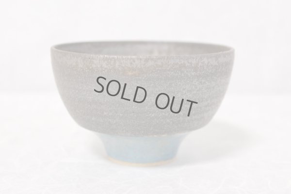 Photo2: Kiyomizu porcelain Japanese matcha tea bowl turquoise blue wan Daisuke Tokinoha