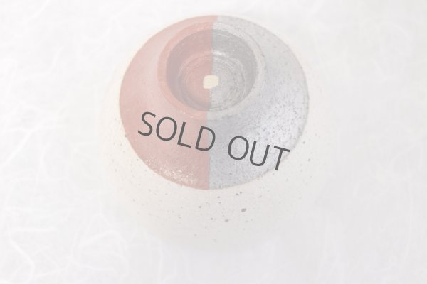 Photo12: Kiyomizu porcelain Japanese matcha tea bowl chawan Daisuke kobiki iroe red