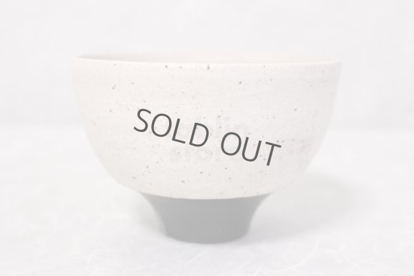 Photo6: Kiyomizu porcelain Japanese matcha tea bowl chawan Daisuke kobiki iroe black