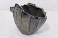 Photo1: Bizen ware pottery Sake bottle reishu gradation glaze Tomoyuki Oiwa 250ml (1)