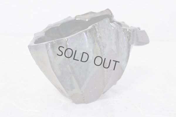 Photo7: Bizen ware pottery Sake bottle cups set reishu gradation glaze Tomoyuki Oiwa w/ wooden box