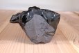 Photo1: Bizen ware pottery Sake bottle reishu black glaze Tomoyuki Oiwa 250ml (1)