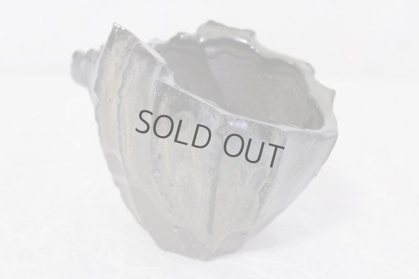 Photo11: Bizen ware pottery Sake bottle cups set reishu gradation glaze Tomoyuki Oiwa w/ wooden box