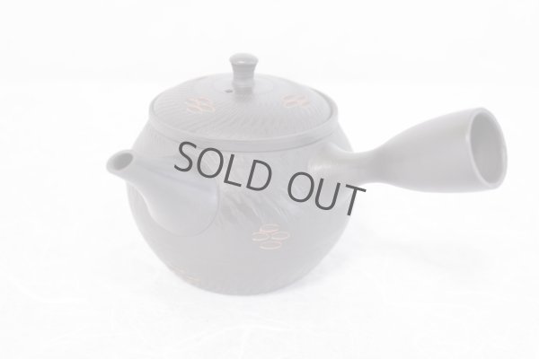 Photo2: Tokoname ware Japanese tea pot kyusu ceramic strainer YT Sekiryu tochiri 300ml