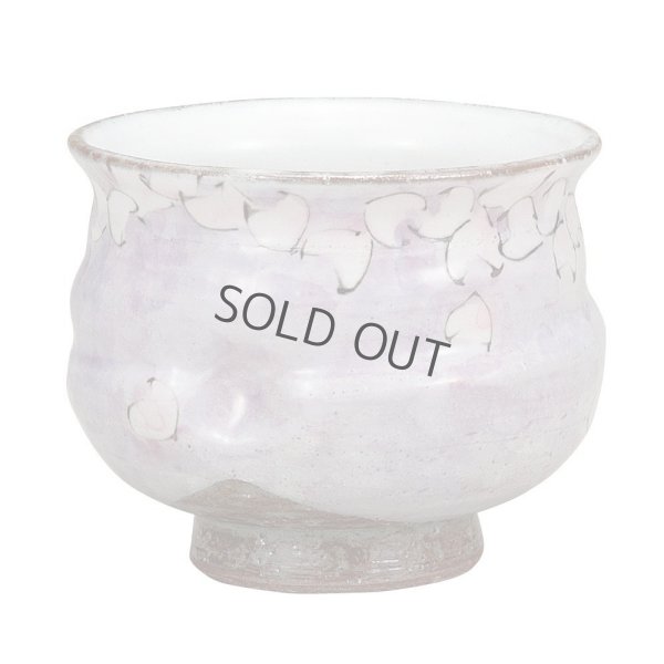 Photo9: Kutani ware tea bowl Hanachirashi ippuku chawan Matcha Green Tea Japanese