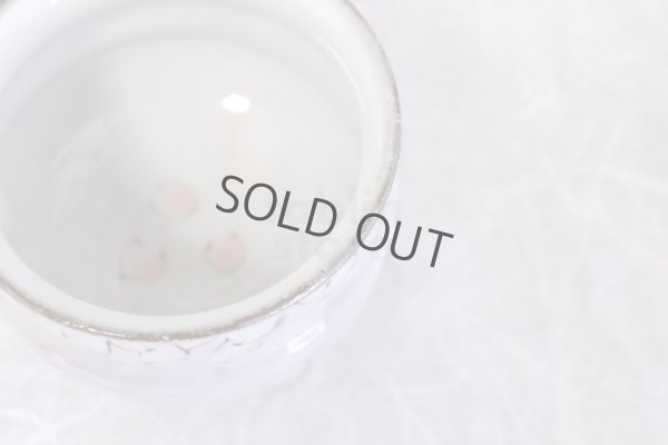 Photo6: Kutani ware tea bowl Hanachirashi ippuku chawan Matcha Green Tea Japanese