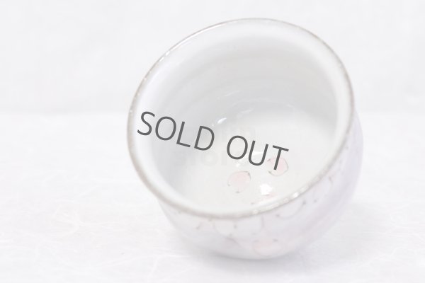 Photo4: Kutani ware tea bowl Hanachirashi ippuku chawan Matcha Green Tea Japanese