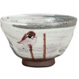 Photo12: Kutani porcelain Japanese Matcha chawan tea bowl kyoshu Black-capped Chickadees