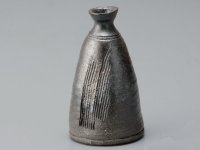 Shigaraki Japanese pottery Vase small kushimekokusai  H 12.5cm 