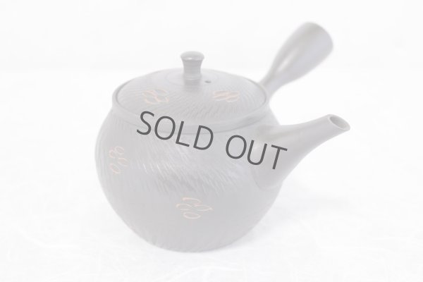 Photo4: Tokoname ware Japanese tea pot kyusu ceramic strainer YT Sekiryu tochiri 300ml