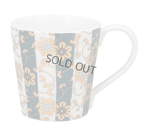 Photo1: Kutani Porcelain Japanese mug coffee tea cup aoshirotessen D 8cm