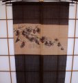 Photo4: Noren Mitsuru Japanese linen door curtain Kakishibu Trichosanthes 88 x 150cm