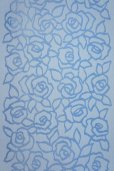 Photo4: Noren CSMO Japanese door curtain Rose blue 85 x 150cm (4)