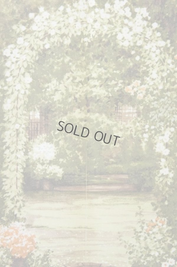 Photo4: Noren CSMO Japanese door curtain Green garden 85 x 150cm