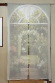 Photo2: Noren CSMO Japanese door curtain Green garden 85 x 150cm (2)