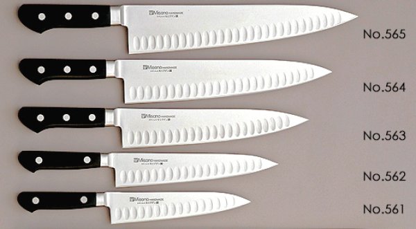 Photo2: Misono Molybdenum stainless Japanese Gyutou Salmon knife Dimple blade any size