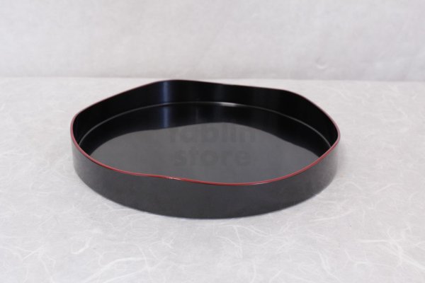 Photo2: Japanese tea ceremony Yamamichi-bon wood tray Echizen Urushi lacquer