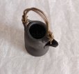 Photo6: Shigaraki pottery Japanese small vase kata kuchi H11cm