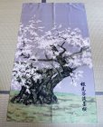 Photo4: Noren CSMO Japanese door curtain Neodani-uzumizakura 85 x 150cm