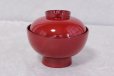 Photo3: Japanese Echizen Urushi lacquer soup bowl wan red zouni w/ lid D13.1cm　