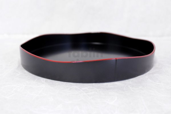 Photo1: Japanese tea ceremony Yamamichi-bon plastic urethane-modified tray