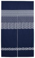 Photo7: Noren Japanese door curtain daichi bassen sashiko cotton 85 x 150cm