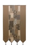 Photo8: Noren Japanese door curtain daichi furununo cha cotton four quarters 85 x 150cm