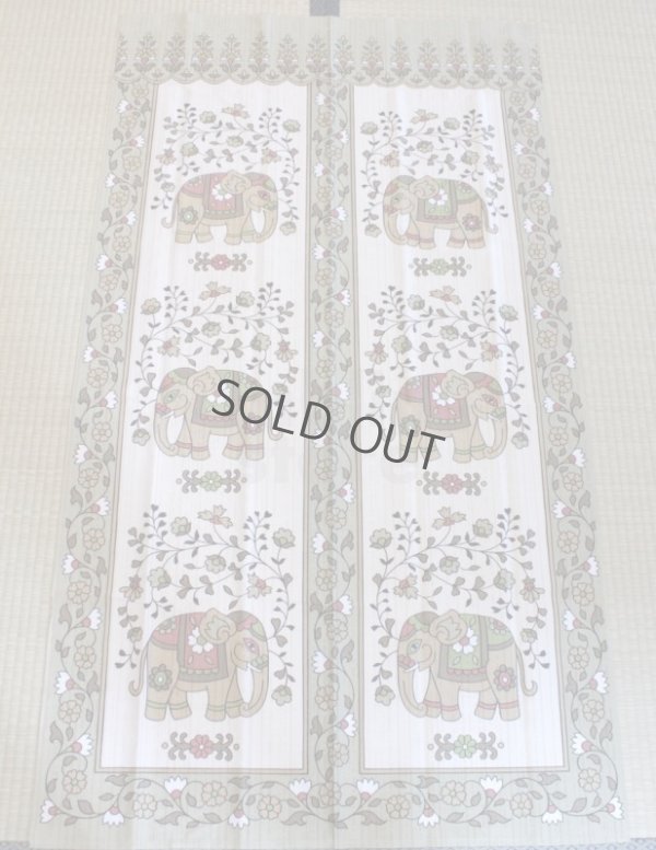 Photo3: Noren Japanese Curtain Doorway NM Ganesha 85 x 150cm