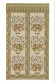 Photo1: Noren Japanese Curtain Doorway NM Ganesha 85 x 150cm (1)