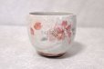 Photo5: Mino Japanese pottery yunomi tea cups set of 2 cherry blossoms w/wooden box
